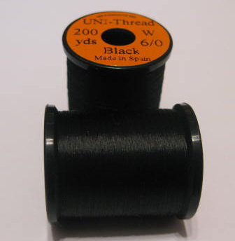 ��������� ���� UNI THREAD 6/0 black 200 yds